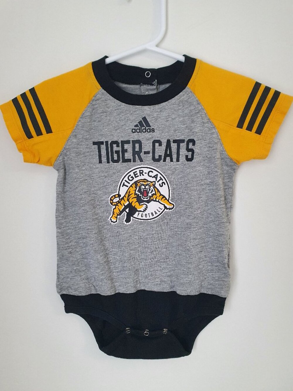 Adidas Hamilton Tiger-Cats Infant Bodysuit - Size 18 Months